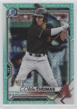 2021 Bowman Chrome Prospects Mega Box Aqua Mojo Refractor 56/225 Alek Thomas 0q5