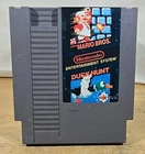Vintage Super Mario Bros Duck Hunt Nintendo NES Gray Game Cart 1985 NTSC Japan
