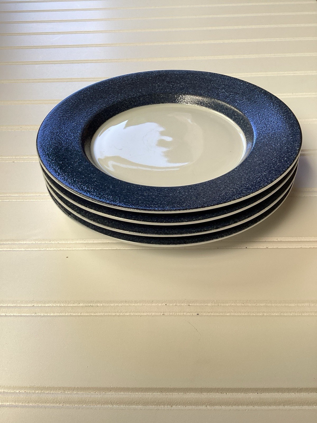 Dansk Luncheon Blue Portugal Contemporary Denim Plates