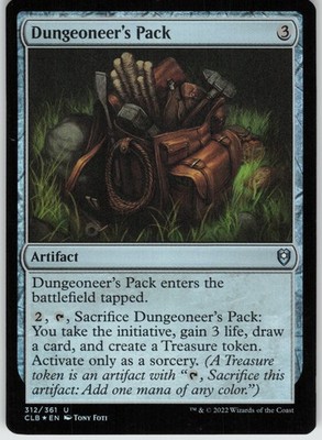 Foil Dungeoneer's Pack 312 Commander Legends: Battle for Baldur's Gate U
