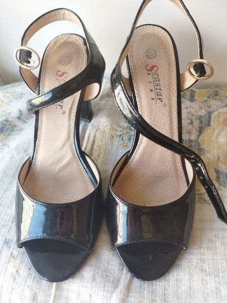 Women Heels Black 38 #2QYH