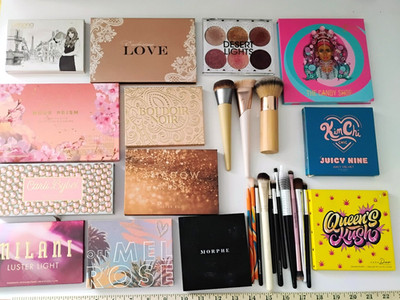 BUNDLE LOT MAKEUP ARTIST SUPPLIES MELROSE MORPHIE MILANI DRAG QUEEN JUICY NINE