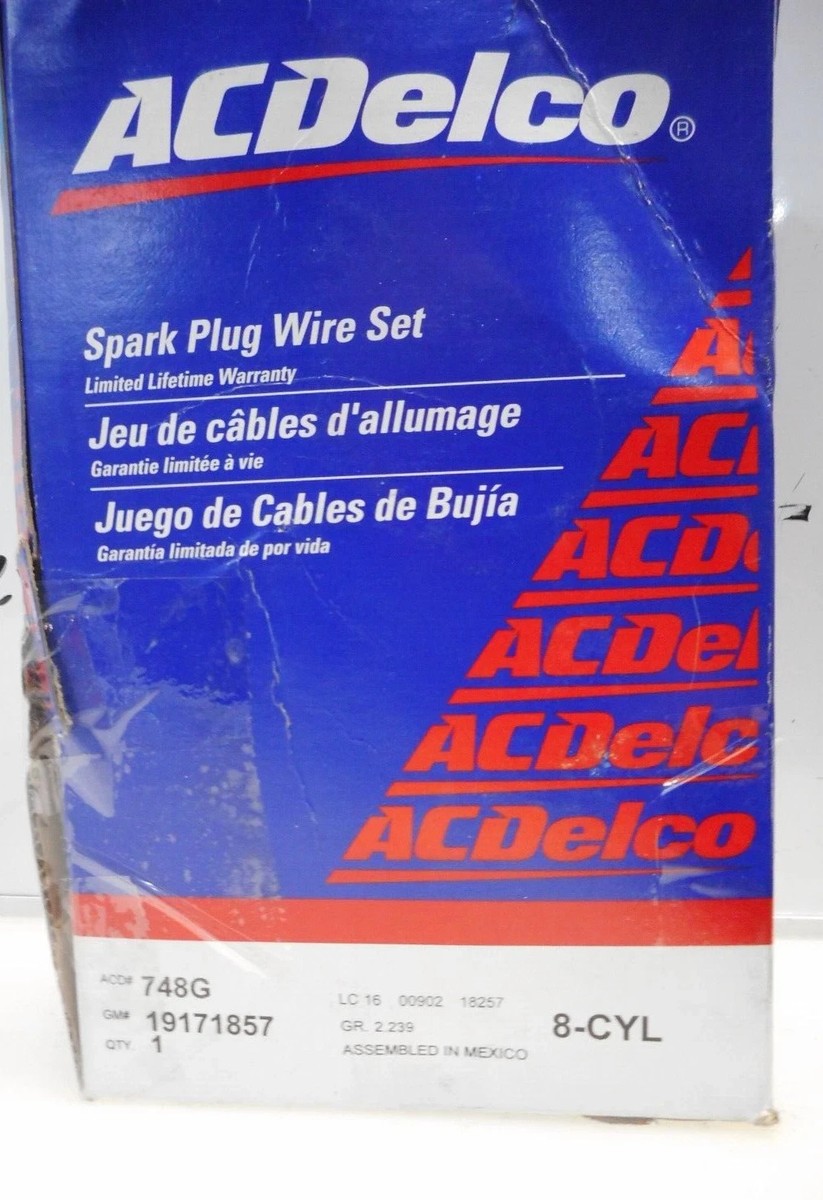 エル様 NEW AC DELCO DeVille Eldorado Seville ACDelco 748J Spark Plug Wire