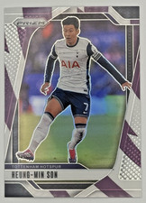 2024-25 HEUNG MIN SON /92 PANINI PRIZM PREMIER LEAGUE WHITE PURPLE