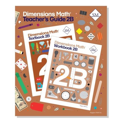 Dimensions Math Teacher's Guide 2B | Singapore Math Inc. [Spiral-bound] [Paper..