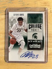 2016-17 Panini Contenders Draft Picks - College Ticket Deyonta Davis #111 AU, RC