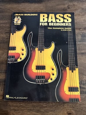 Bass for Beginners Complete Guide Glenn Letsch Hal Leonard + CD Learn Bass