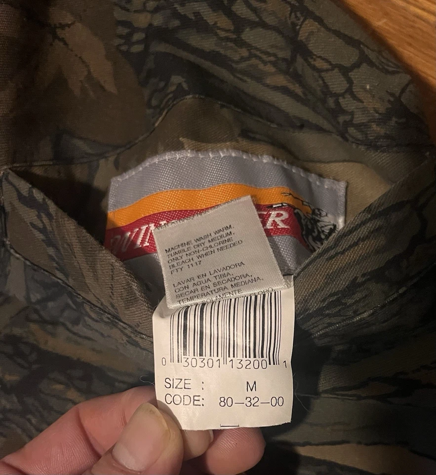 Winchester TreBark Camo Reversible Insulated Hunting Coat Medium Excellent Con - Image 2 of 4