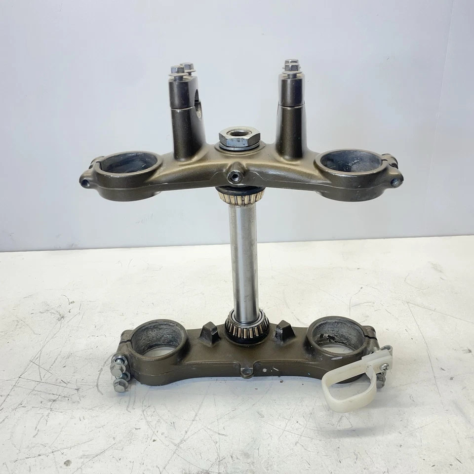 2009 09-13 Kawasaki KX85 KX100 Oem Triple Tree Clamps Steering Stem Head - Image 3 of 4