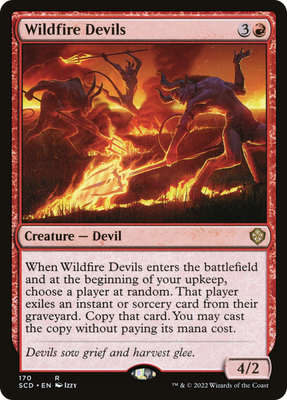 Wildfire Devils [Starter Commander Decks] Magic MTG | eBay