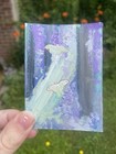 ACEO Luna Moth #3/5 | Original Art Card, Fantasy, Fairycore, Landscape Nature — photo 1