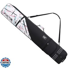 FIXITOK Snowboard and Ski Bag for Air Travel, Waterproof Full Pad