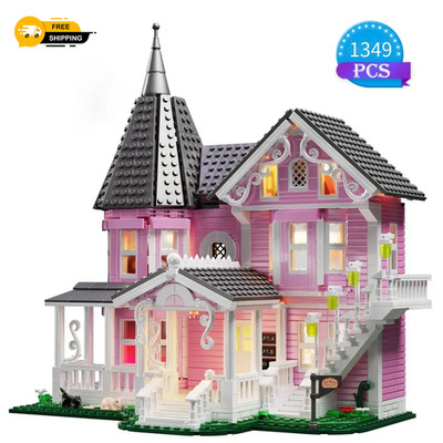 1349PCS Coraline Pink Palace Building Set | Movie Model Toy Gift for Boys & Girl