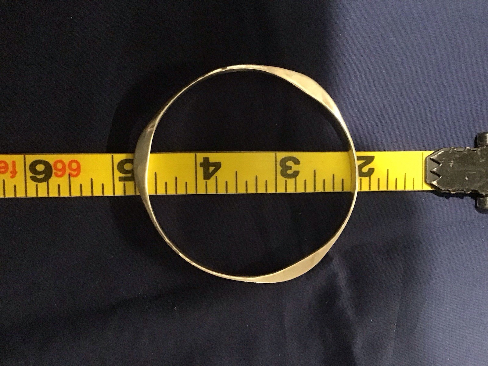 Solid Silver (hallmarked) Bangle 12.93 Grms - image 6