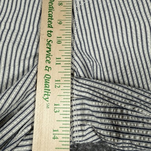 Tommy Bahama Shorts Men’s 35 Blue Striped Seersucker Casual Beach - Picture 9 of 10
