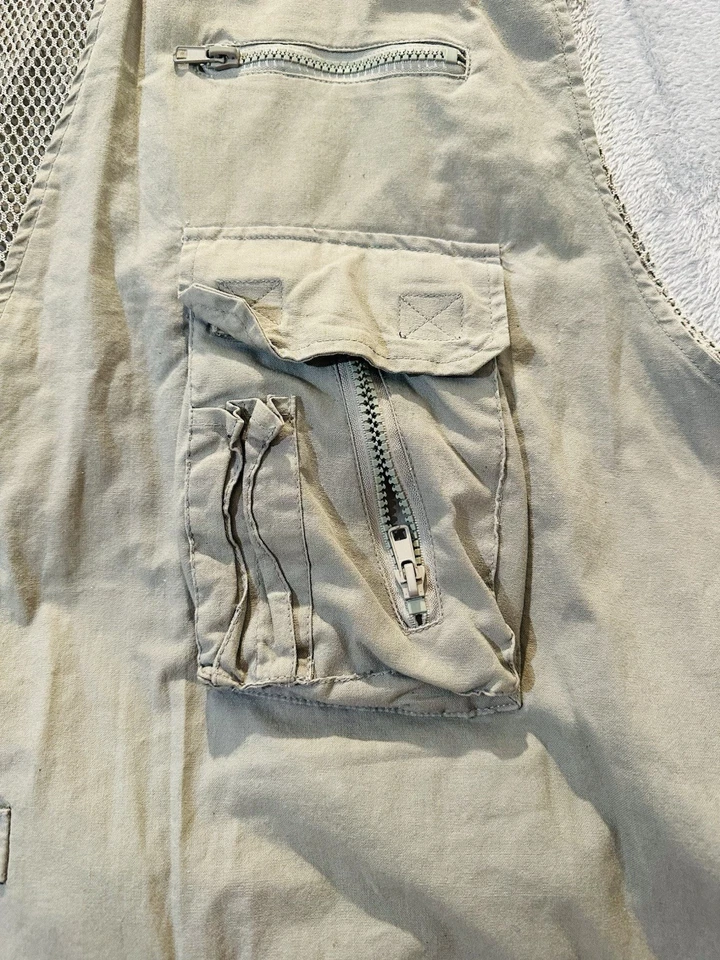 ROTHCO Outback Hunting Fishing Vest Safari Mens 4XL Zip Up Mesh Tactical Photo - Image 4 of 4