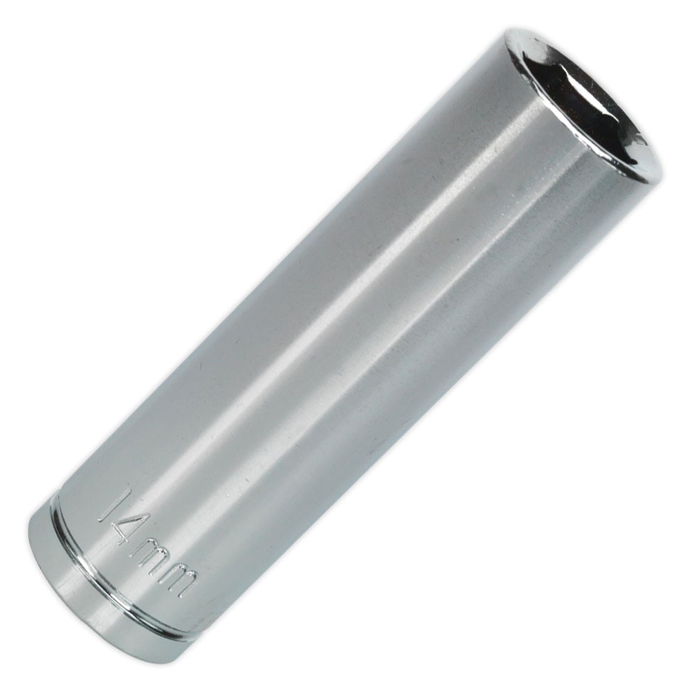 Siegen Walldrive Socket 14mm Deep 1/2""sq Drive
