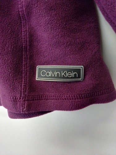 Calvin Klein Women's Soft Fleece Logo Sleeve Pull Over Side Zipper Size XXL - Picture 9 of 11