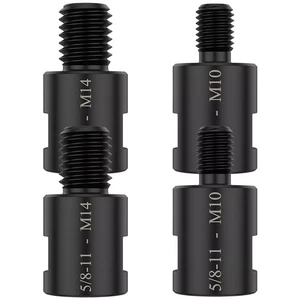 4X Adaptateur de convertisseur d'acier 5/8inch-11 Femmes M10 M14 Homme pour grindeur d'angle