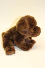 Douglas Chocolate Lab Plush 10” Brown Dog Cuddle Toys Tucker Stuffed Animal 
