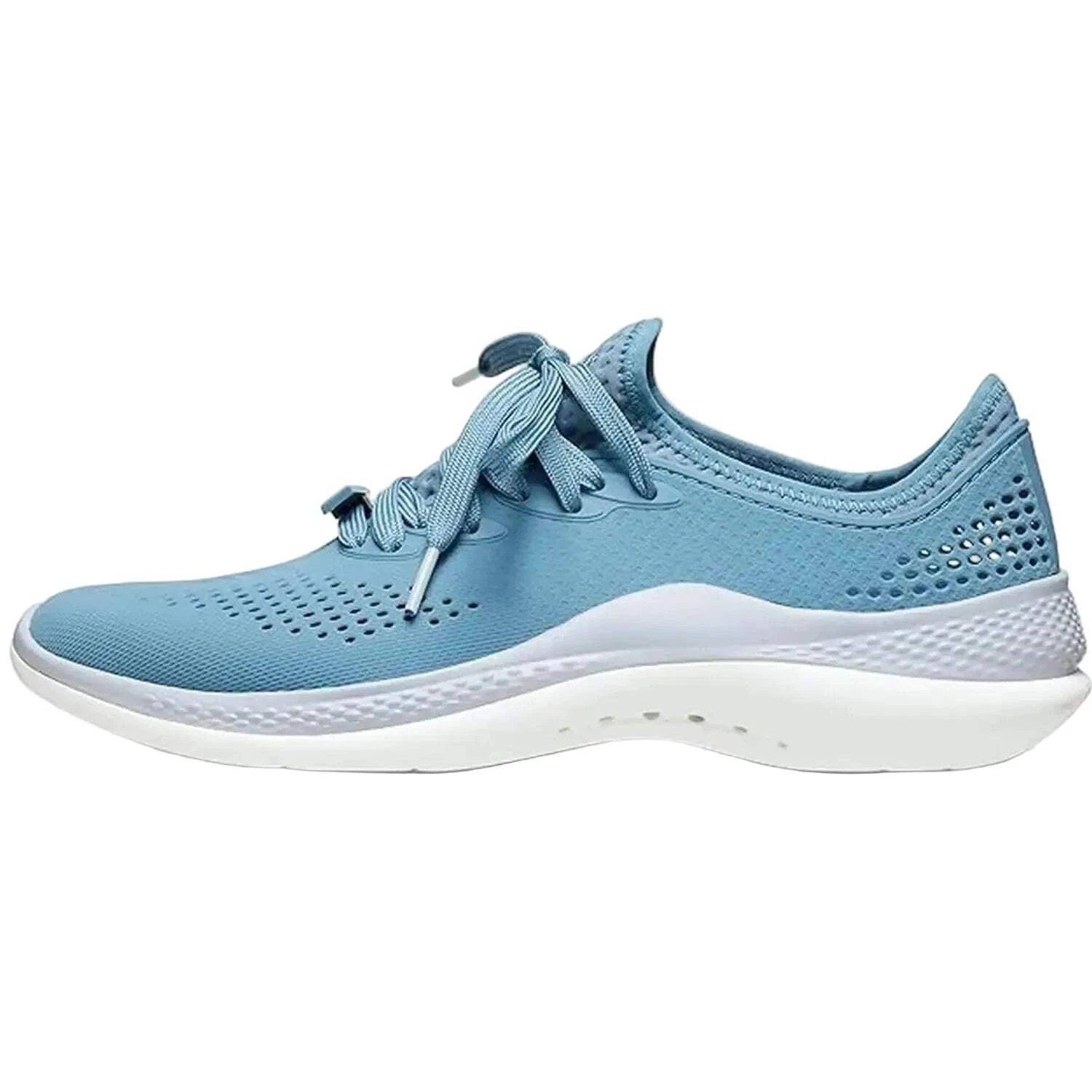 Crocs LiteRide 360 Pacer Men’s Blue Steel/Microchip Lace-Up Shoes Sizes 8-10