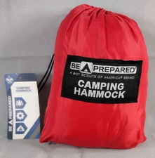 BSA Camping Hammock & Stuff Sack - Includes Aluminum Carabiners