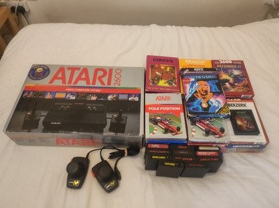 ATARI VCS 2600 KONSOLE & SPIELE KONVOLUT