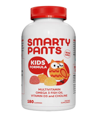 SmartyPants Kids Formula Multivitamin, 180 Gummies