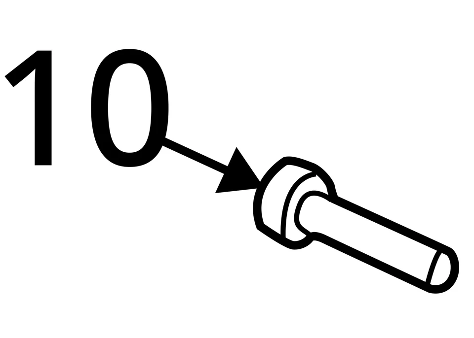 SE ADAPTA A GMC CHEVROLET SONOMA S10 1997-2005 PERNO FRT BRK CLPR HSG 18029811 - NUEVO Foto 3 de 3