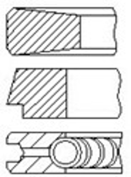 Fai Autoparts Kolbenringsatz PR108-000 FüR Opel Crossland P17 P2QO Combo K9 A18-image
