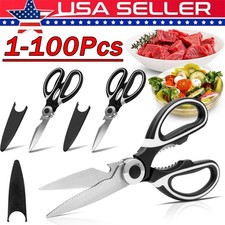 Stainless Steel Kitchen Shears Heavy Duty Scissors for Meat Fish Chicken Bones