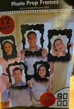 Amscan 12 Piece Photo Booth Prop Frames