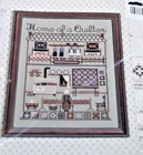 Told in a Garden HOME OF A QUILTER Cross Stitch Chart Only ~ quilt motifs