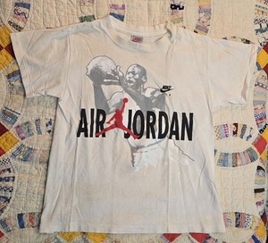 Vintage Nike Hare Michael Air Jordan Bugs Bunny Space Jam Youth Medium USA 90s