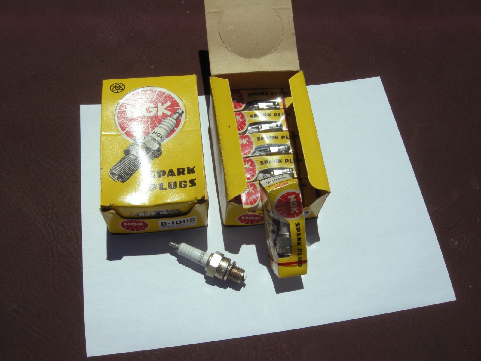 NGK D10HS D10-HS New Old Stock Unused Spark Plug Vintage NOS