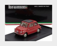 Brumm R365-01-UPD-2026 Fiat 500 Neu Geschlossen 1959 Coral Rot - Red