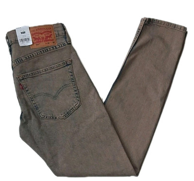 Levis Jeans 512 Taper Flex Eco Performance Tech Stretch Beige Blue 30 x 32