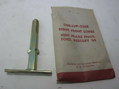 62 Ford Galaxie 500 Monterey RF Vent Window Lower Pivot LVP226R - Image 1 of 4