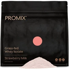 Promix Whey Protein Isolate Powder 31g Grass Fed Whey Isolate 6.6g BCAAs Glut...