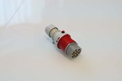 Type 2 connector like Mennekes - electric vehicle charging plug (short - button)