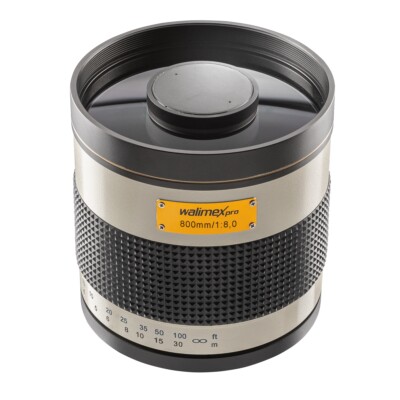Walimex pro Spiegel Objektiv 800/80 DSLR Canon R Vollformat & APS-C 800mm