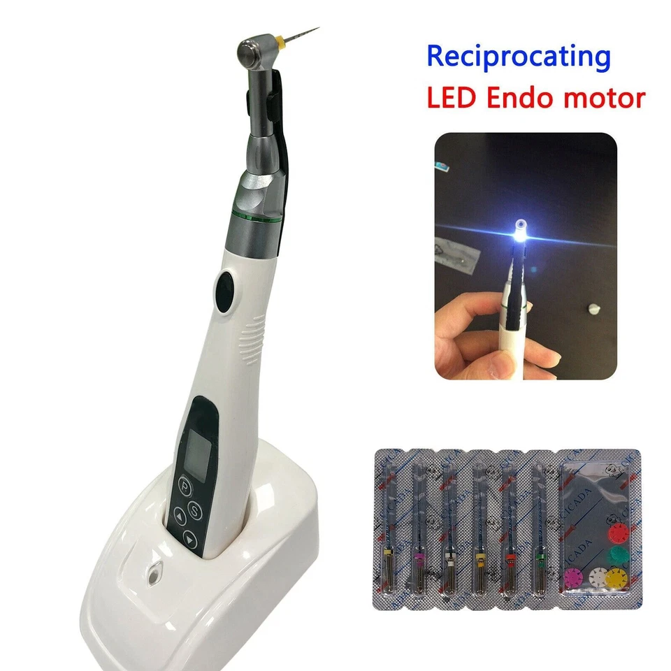 Стоматологический эндодонтический беспроводной светодиодный мотор Endo 16:1 противоугловые/никель-нитевые поворотные пилки ns - Изображение 2 из 4