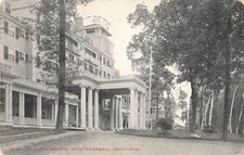 Postcard Lenox, Massachusetts: The Porte Cochere Hotel Aspinwall