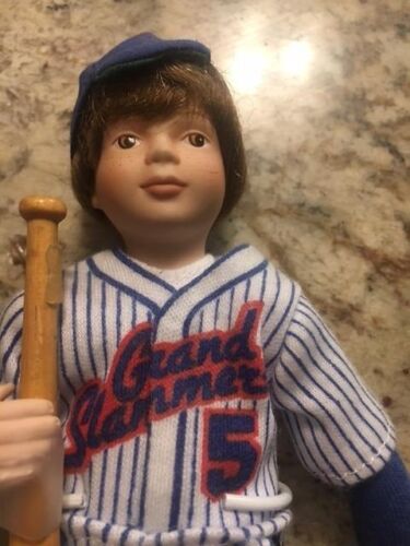 Avon Porcelian Doll Childhood Dreams Grand Slammers New in Box - Picture 1 of 2