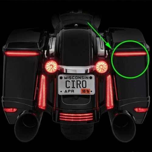 Phares et clignotants ambre pour motocyclette Harley-Davidson
