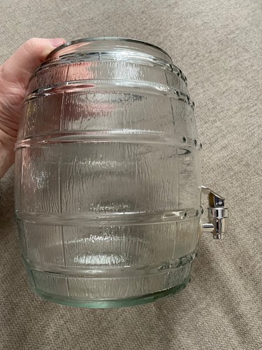 Home Essentials Del Sol Glass Cold Beverage Dispenser 1.32 Gallons See Pics Used - Picture 10 of 14