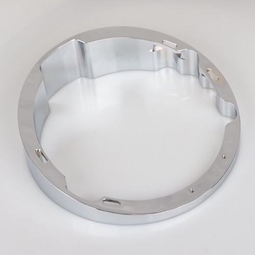 7" Chrome Raked Headlight Bezel For Harley Electra Street Road Glide King FLHTCU - Picture 14 of 15