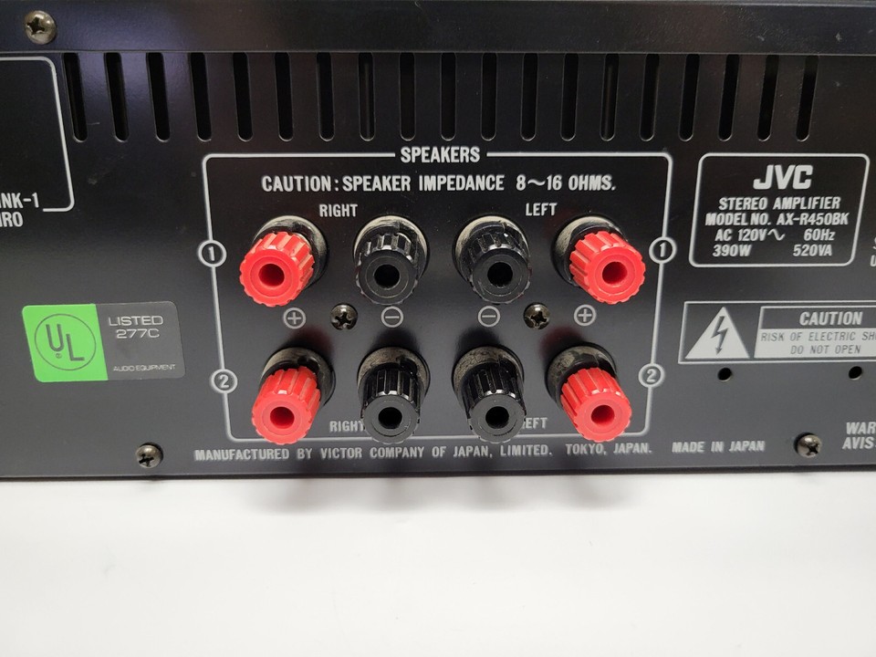 Vintage 1980s JVC AX-R450 Stereo Amp, TD-W60 Cassette, FX-330 Tuner ...