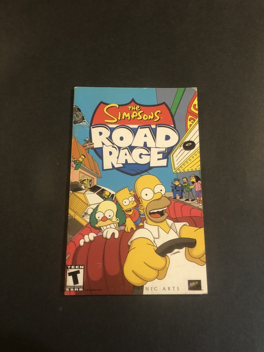 simpsons road rage ps2 Manual only | eBay