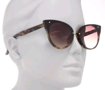 Vince Camuto Cat Eye Sunglasses in Tortoise Gradient Lenses